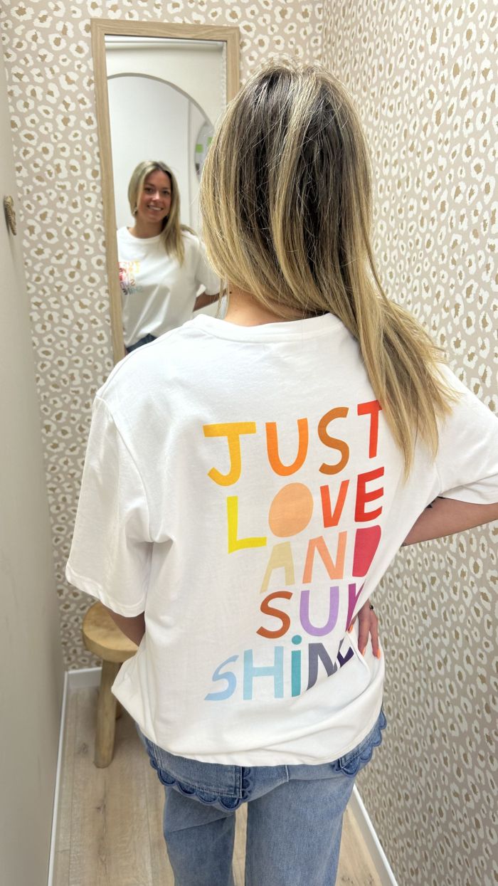 Tee shirt love & sunshine