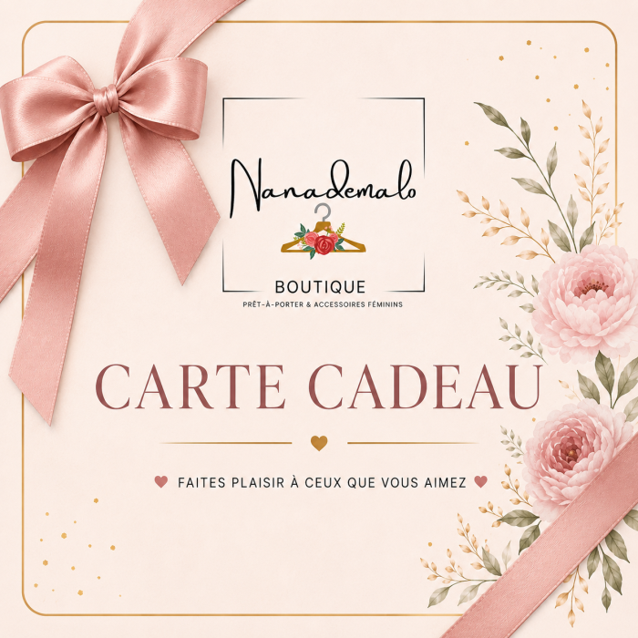 Carte cadeau Nanademalo