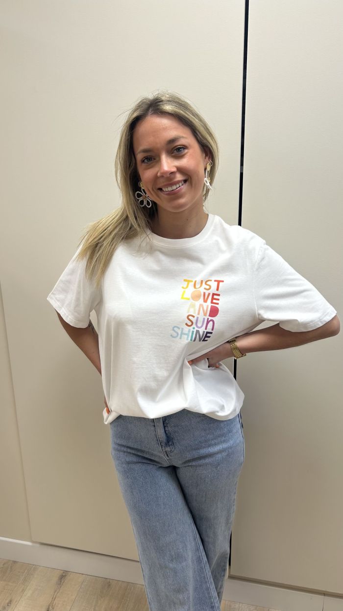 Tee shirt love & sunshine