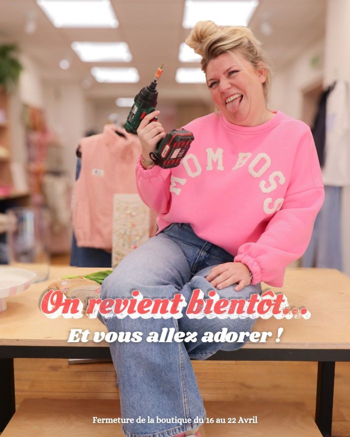 La boutique ferme temporairement pour travaux