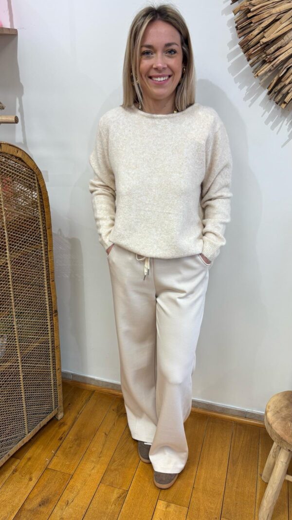 Pull Hélène beige – Image 2