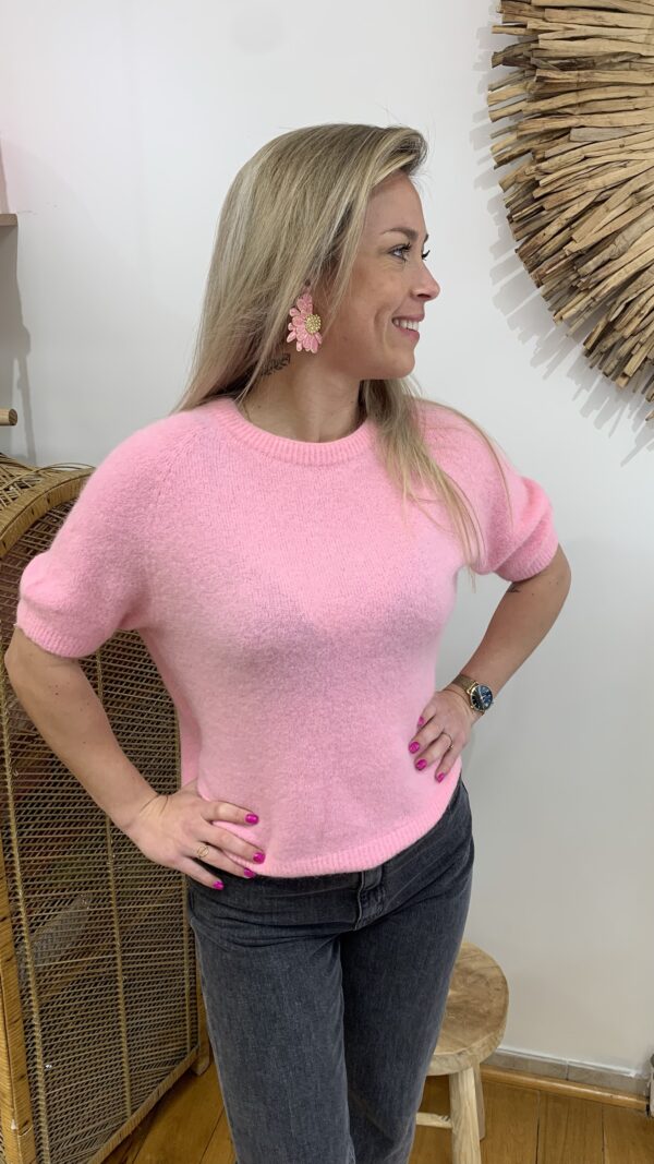 Pull gabin rose