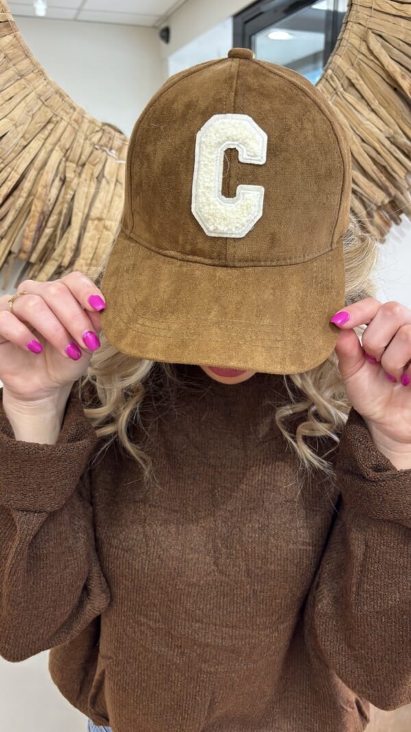 Casquette marron & blanc – Image 2